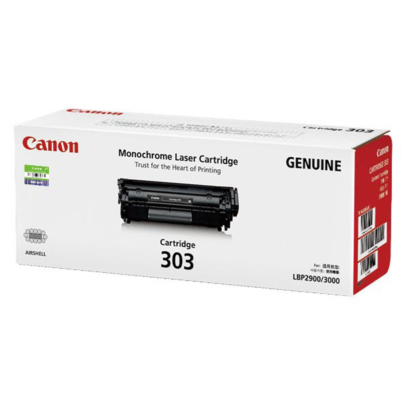 佳能（Canon） CRG-303 黑白打印機硒鼓 黑色