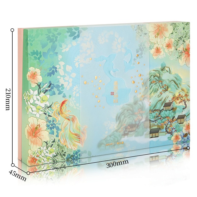 得力(deli) 頤和園聯(lián)名 春風(fēng)正得頤手賬本11件文具禮盒套裝 SZ627_http://m.bzsa.cn/img/images/C202103/1615963283984.jpg
