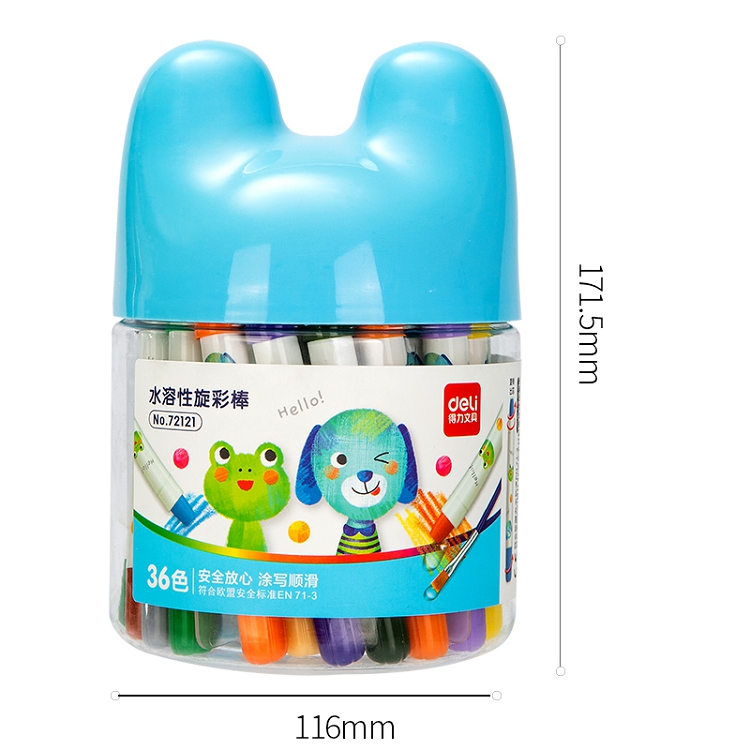 得力(deli) 36色 水溶性油畫棒 可水洗蠟筆 72121_http://m.bzsa.cn/img/images/C202103/1615965107702.jpg