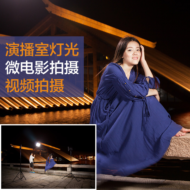 神牛（Godox）LED500補光燈攝影燈led常亮影視燈雙色溫攝像燈影室燈_http://m.bzsa.cn/img/images/C202103/1617087379784.jpg