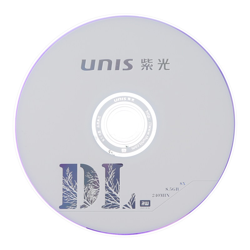 紫光（UNIS）DVD+R DL 刻錄盤 8.5G 光盤 8速 單面雙層 50片桶裝_http://m.bzsa.cn/img/images/C202104/1617863942924.jpg