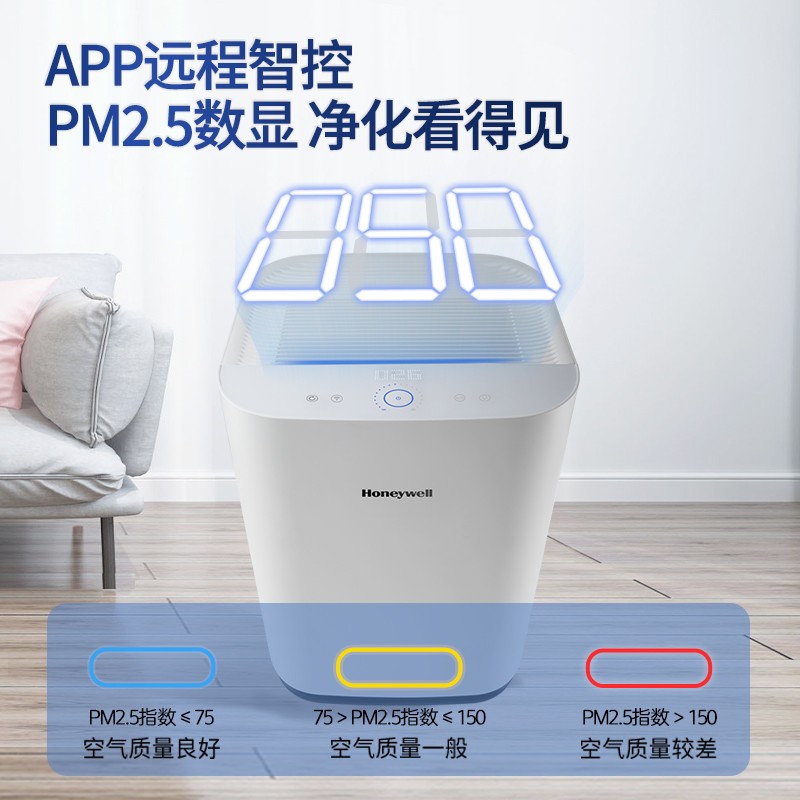 霍尼韋爾（Honeywell） KJ820F-J21C空氣凈化器 室內凈化除甲醛除菌 新房辦公室凈化器_http://m.bzsa.cn/img/images/C202204/1648862712611.jpg