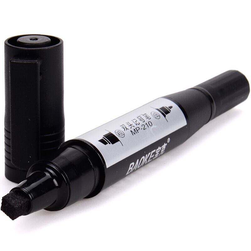 寶克（BAOKE） MP-210 油性大雙頭記號筆 12支/盒（黑色）_http://m.bzsa.cn/img/sp/104/4a9aa616-1684-472a-9112-ef9a112179c8.jpg