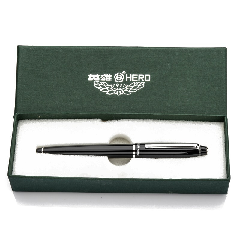 英雄（HERO） 372-2 黑色銥金鋼筆墨水筆暗尖_http://m.bzsa.cn/img/sp/108/83156d9d-2018-490f-9172-516fc21ce638.jpg