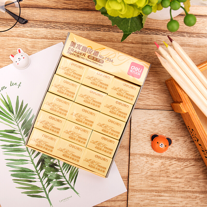 得力（deli） 7534 4B學(xué)生美術(shù)橡皮擦 32*22*13mm/塊 30塊/盒_http://m.bzsa.cn/img/sp/112/ad2d2ba3-ef22-4660-ac33-a1acb839c74d.jpg