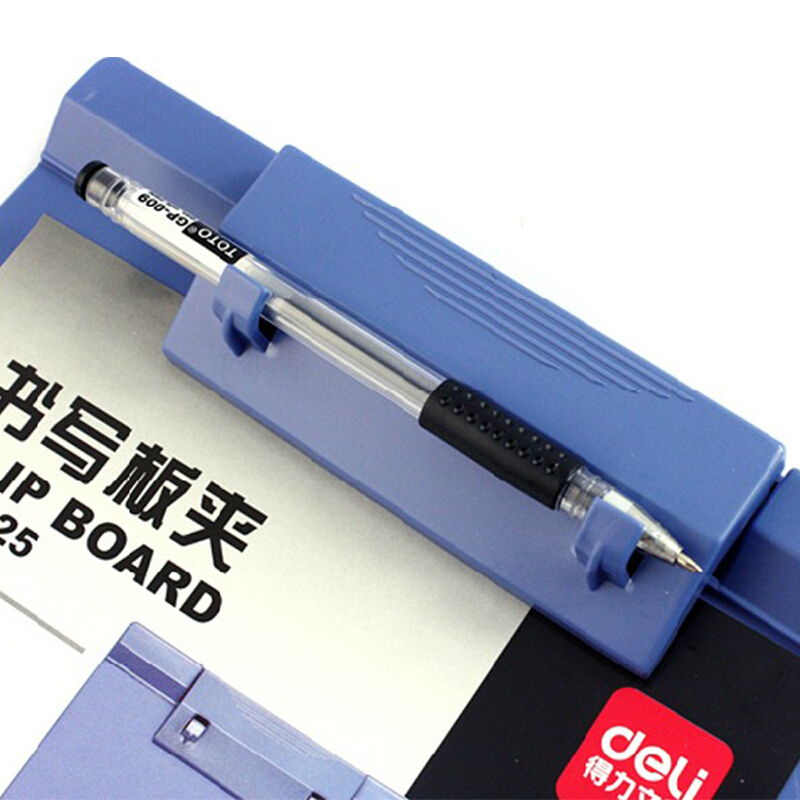 得力（deli） 9253 塑料書寫板夾適用于A4紙 顏色隨機(jī)_http://m.bzsa.cn/img/sp/127/828fd54c-a3e4-44b5-82c3-4b803244ce95.jpg