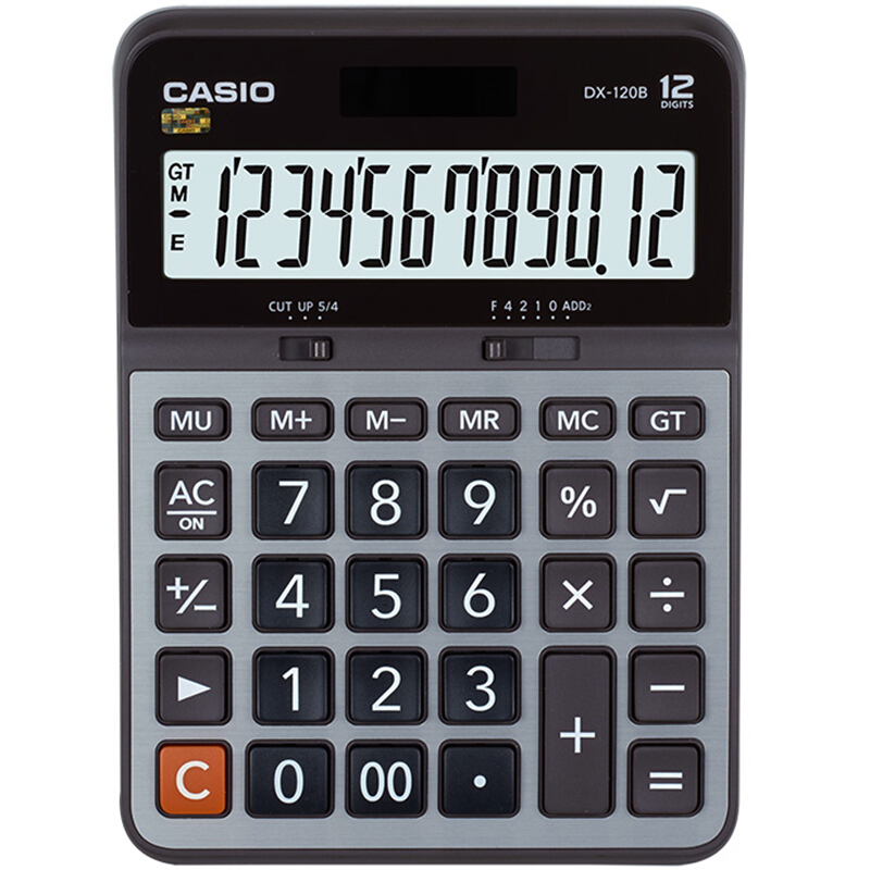 卡西歐（CASIO） DX-120B 商務(wù)計(jì)算器 大型機(jī) 灰色 DX-120S升級款_http://m.bzsa.cn/img/sp/139/1174d902-a86e-48df-afa2-3e4672abff47.jpg