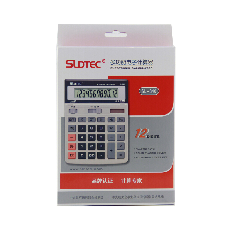 世龍達(dá)（（SLDTEC）） SL-840 大顯示屏雙重電源 辦公計(jì)算器_http://m.bzsa.cn/img/sp/139/82254696-de3f-4cf3-b5c5-840ef6872d7a.jpg