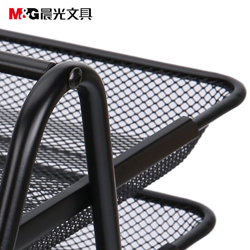 晨光（M&G） ADM94754 三層金屬網(wǎng)格文件盤文件架文件座 黑色_http://m.bzsa.cn/img/sp/146/f433b764-7894-4ea9-aca8-fb9b1d8a29f1.jpg