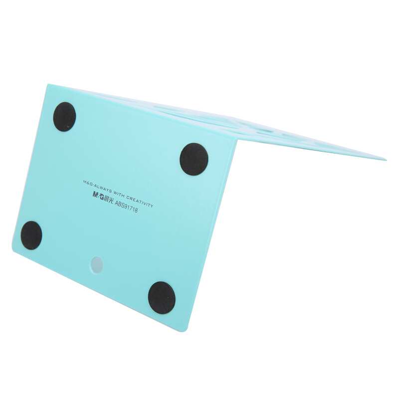 晨光（M&G） ABS91718 樹影金屬鐵書立2片/付 6.8英寸（藍色）_http://m.bzsa.cn/img/sp/159/0a41a181-5005-4012-853b-60dc3510cde1.jpg