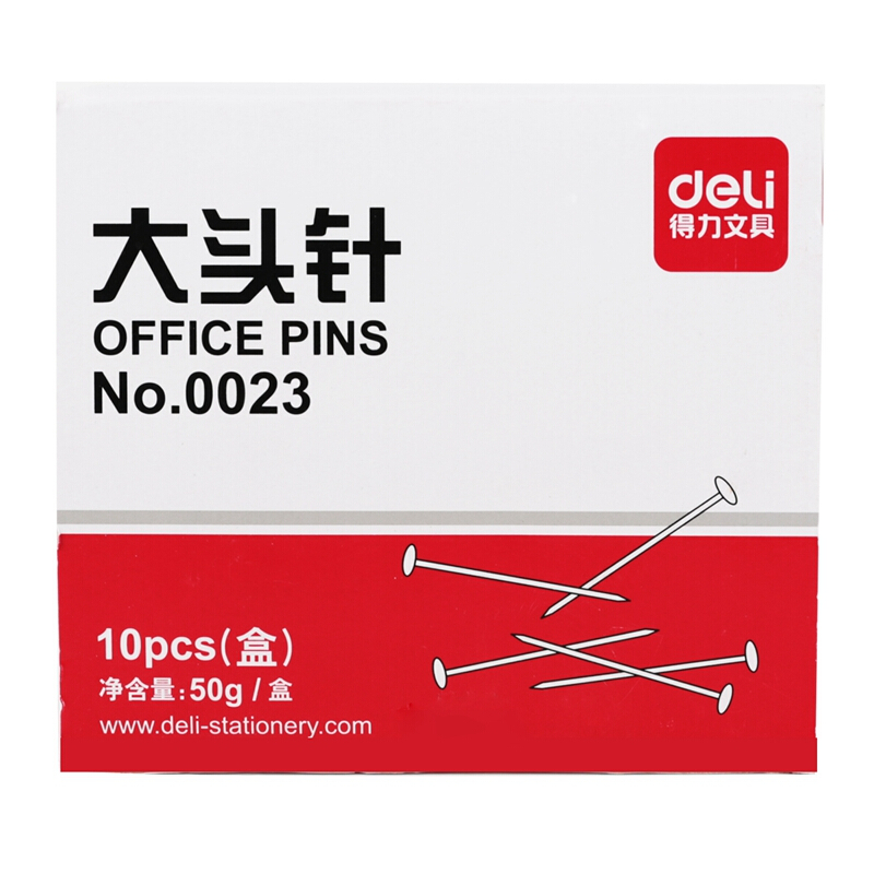 得力（deli） 0023 PP盒裝大頭針 單盒 50g盒 （單盒裝）_http://m.bzsa.cn/img/sp/160/a140cb5d-367b-4ae7-93b0-21cff708a3a2.jpg