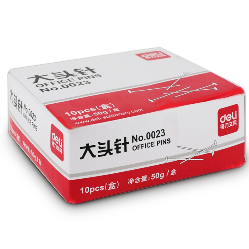 得力（deli） 0023 PP盒裝大頭針 單盒 50g盒 （單盒裝）_http://m.bzsa.cn/img/sp/160/c52c6dc1-a8e9-412e-ad4d-51670b21def3.jpg