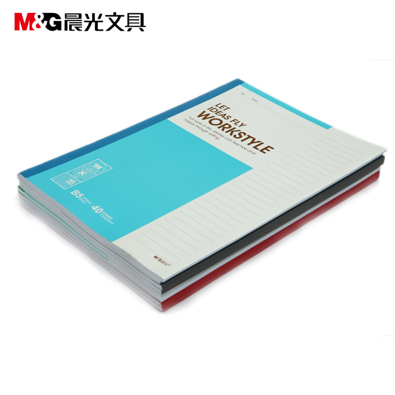晨光（M&G） APYJP411 辦公無(wú)線裝訂本 軟抄記事本B540頁(yè) 8本裝_http://m.bzsa.cn/img/sp/161/53fd932c-a795-4f97-bca0-da6f027a2cd1.jpg