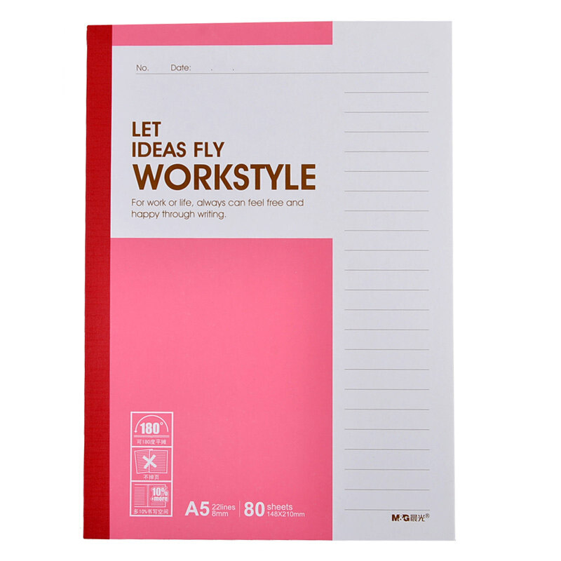 晨光（M&G） APYJU411 辦公無(wú)線裝訂本A5/80頁(yè) 5本/包_http://m.bzsa.cn/img/sp/161/e8057936-4aa1-452e-8b43-a0ed1a14847c.jpg
