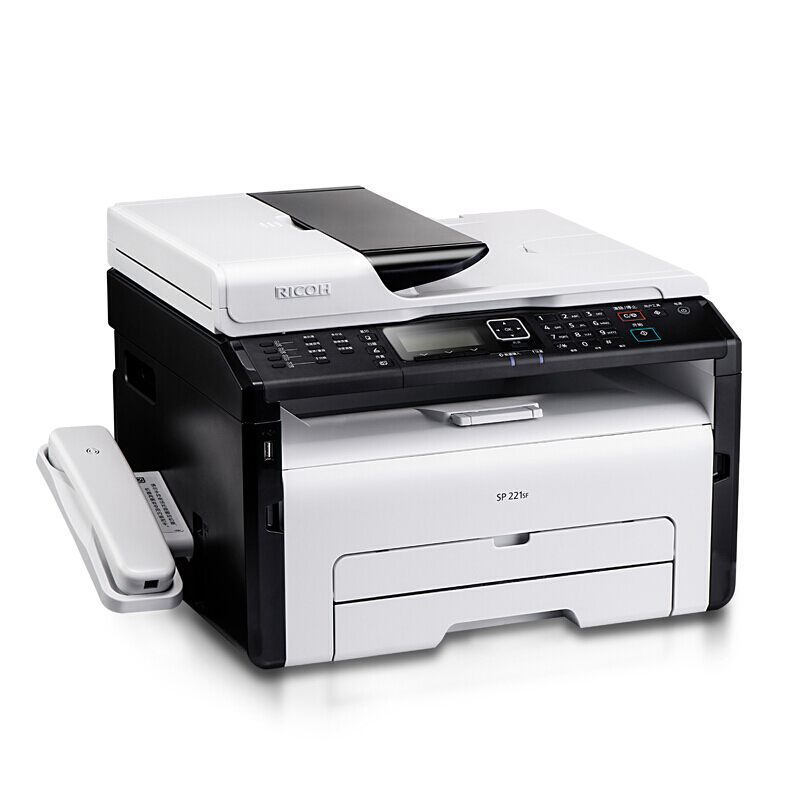 理光（Ricoh） SP221SF 黑白激光一體機(jī) A4幅面（打印/復(fù)印/傳真/掃描）_http://m.bzsa.cn/img/sp/1717/02f8b1af-d642-4a24-97f9-d8478bb340f5.jpg
