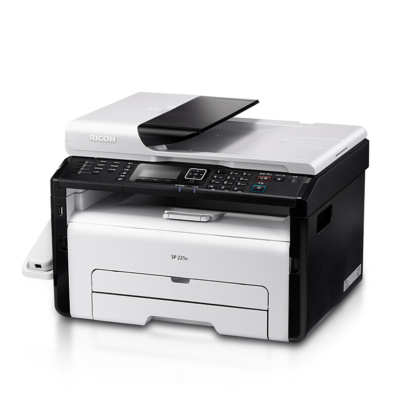 理光（Ricoh） SP221SF 黑白激光一體機(jī) A4幅面（打印/復(fù)印/傳真/掃描）_http://m.bzsa.cn/img/sp/1717/a3451ebd-74b7-49d3-9abd-6c69d5dd20f3.jpg
