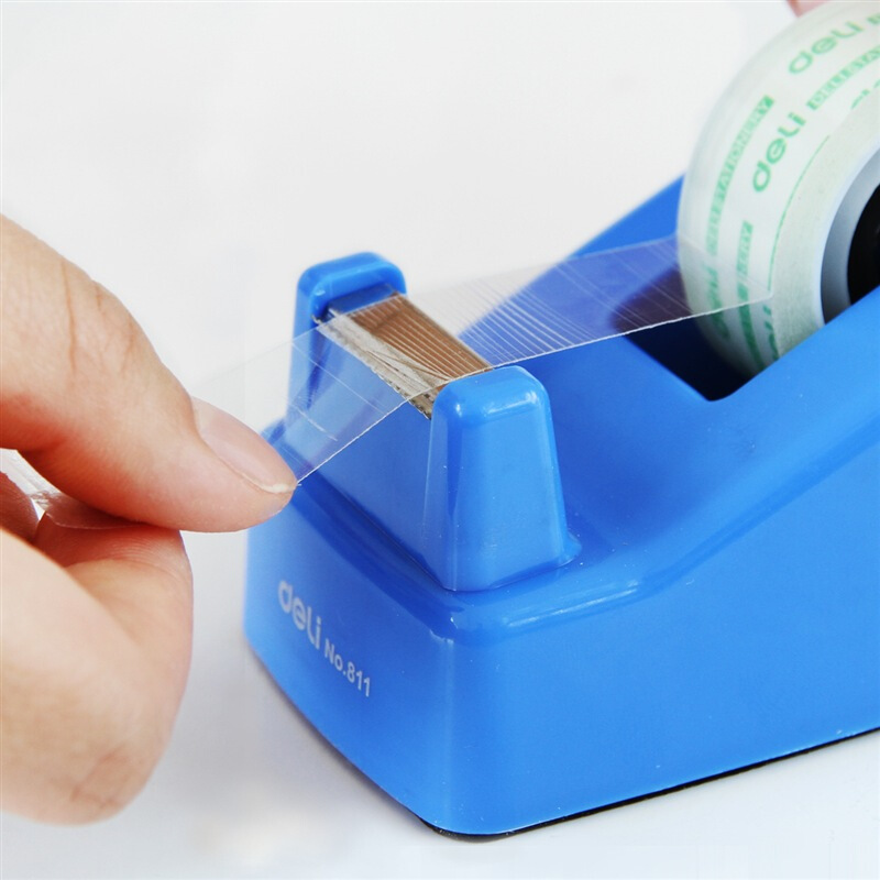 得力（deli） 811 小號膠帶座膠帶切割器（藍(lán)色） _http://m.bzsa.cn/img/sp/205/ab26bed0-4aa4-4ef6-8afe-2daefb2bbb45.jpg