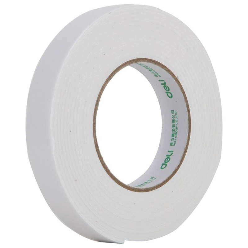 得力（deli） 30410 海綿膠泡棉雙面膠 12mm*5y 1卷裝_http://m.bzsa.cn/img/sp/208/1ee1f837-ba7e-4e1b-babf-6367a48365e4.jpg