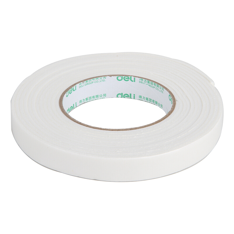得力（deli） 30411 海綿膠泡棉雙面膠 18mm*5y 1卷裝_http://m.bzsa.cn/img/sp/208/624de0cc-d12a-4f86-ad31-6c4d10511b49.jpg