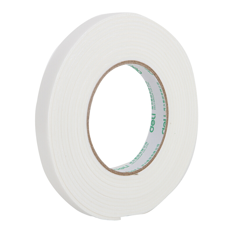 得力（deli） 30411 海綿膠泡棉雙面膠 18mm*5y 1卷裝_http://m.bzsa.cn/img/sp/208/d3993a2e-f0dd-4921-b680-cc2ed7335b62.jpg