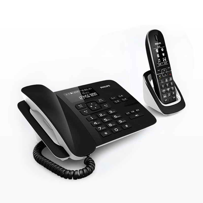 飛利浦（PHILIPS） DCTG492 語音報(bào)號黑名單中文數(shù)字子母機(jī)一拖一家用辦公會議坐固定固話無線電話機(jī)座機(jī)無繩電話機(jī)（黑色）_http://m.bzsa.cn/img/sp/2147/2218de12-5046-4326-90ca-3c5253de3905.jpg