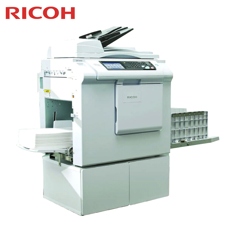 理光（Ricoh） DD 5450C 速印機(jī) 數(shù)碼印刷機(jī) 全彩中文液晶觸摸屏_http://m.bzsa.cn/img/sp/225/c2661fbb-e98e-4371-817c-206845349703.jpg