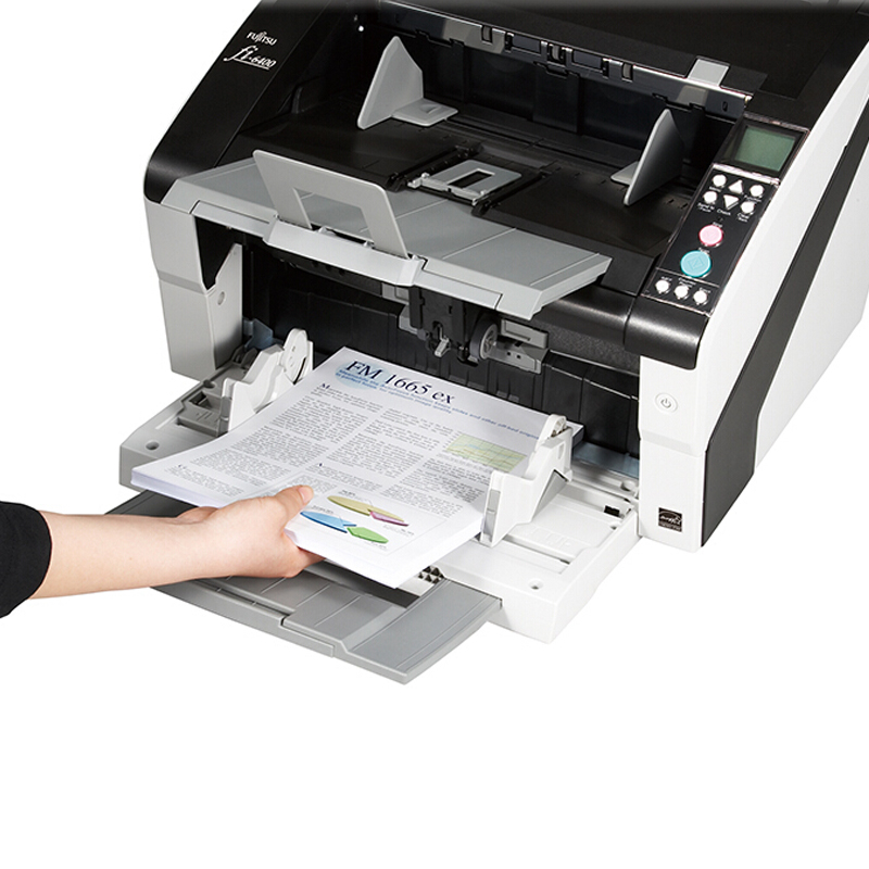 富士通（Fujitsu） Fi-6400 饋紙式掃描儀 高速雙面自動進紙 (100頁200面/分鐘) _http://m.bzsa.cn/img/sp/244/e9780395-ae9c-47a5-ab98-899fe073be7a.jpg