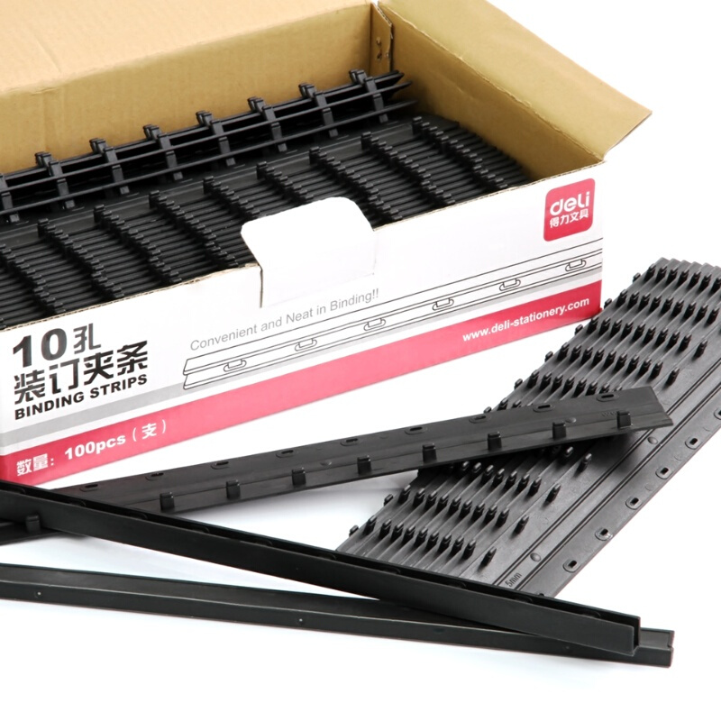 得力（deli） 3829 10孔裝訂夾條 15mm 100支/盒 可裝訂150頁(yè)（藍(lán)色）_http://m.bzsa.cn/img/sp/254/4e4bac46-3411-4a84-96b3-7d097d05aecb.jpg