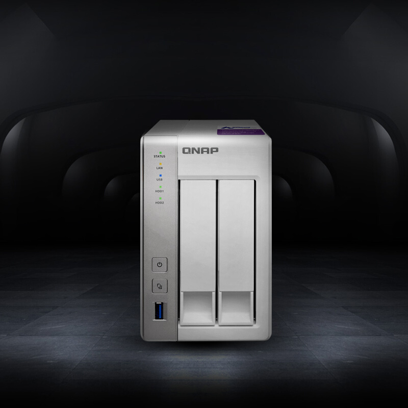 威聯(lián)通（QNAP） TS-231P 1G 內(nèi)存 2盤位NAS網(wǎng)絡(luò)存儲器 雙核1.7GHz處理器 2個網(wǎng)絡(luò)端口_http://m.bzsa.cn/img/sp/275/2f546102-cb90-4d6d-b737-11487f2712a1.jpg