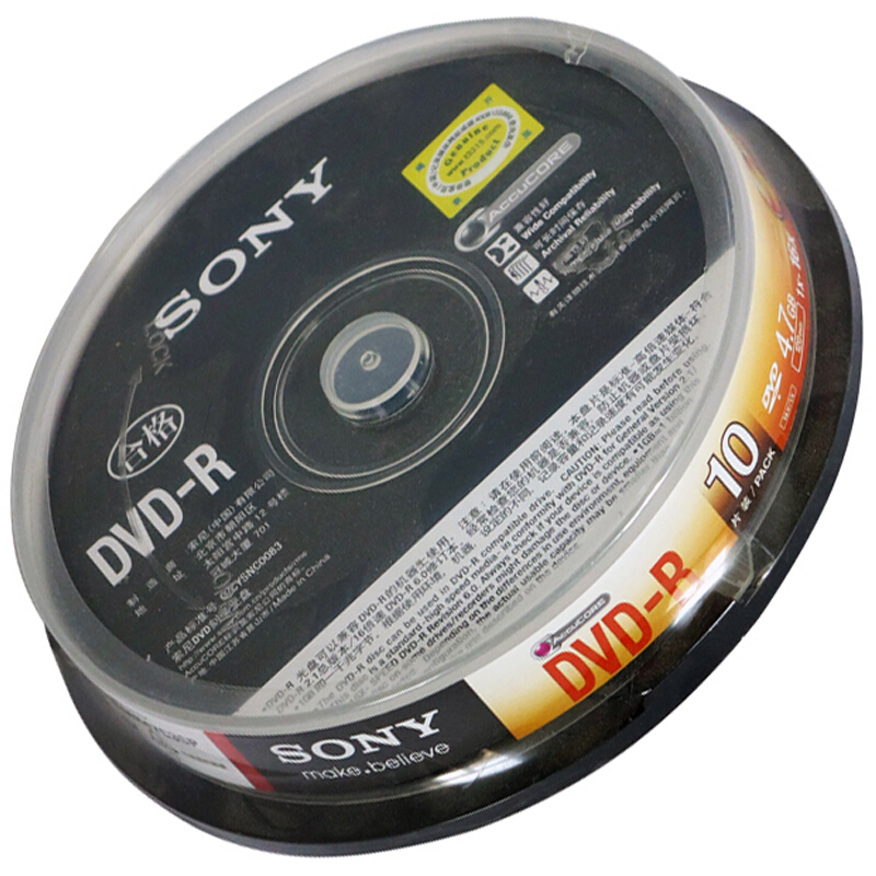 索尼（SONY） DVD-R光盤/刻錄盤 16速4.7G 桶裝10片_http://m.bzsa.cn/img/sp/277/1da17c86-c64f-40a1-85df-0b9aba6eb2a4.jpg