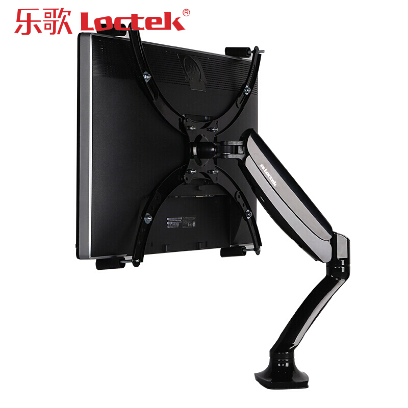 樂歌（Loctek） D5V 無孔顯示器支架 桌面旋轉(zhuǎn)升降支架臂（黑色）_http://m.bzsa.cn/img/sp/296/2c4bfde6-2f5b-4fda-8214-5895c0b0331a.jpg
