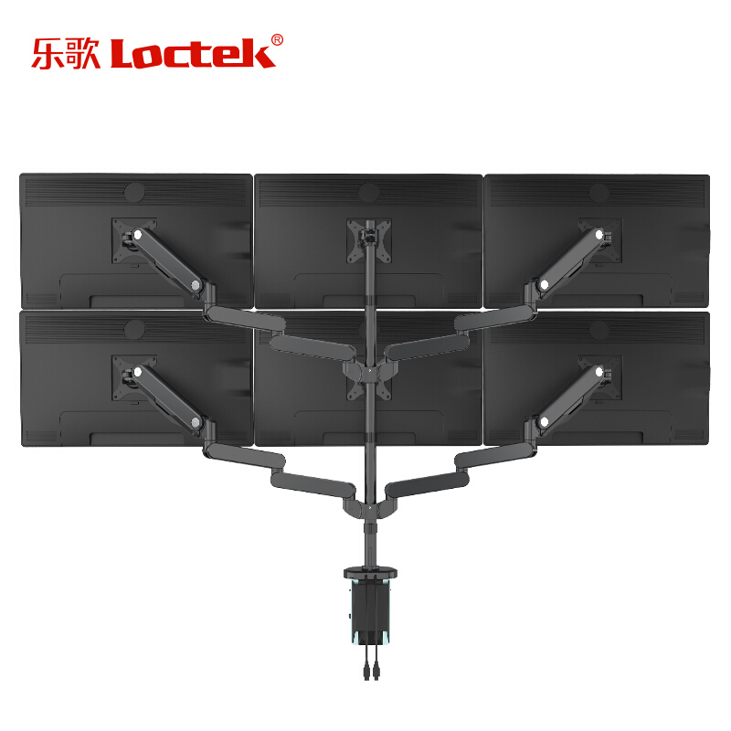 樂歌（Loctek） Q5S 六屏顯示器支架 全鋁電腦支架 旋轉伸縮支架_http://m.bzsa.cn/img/sp/296/c67106d9-5978-4e36-911e-9035d64208af.jpg