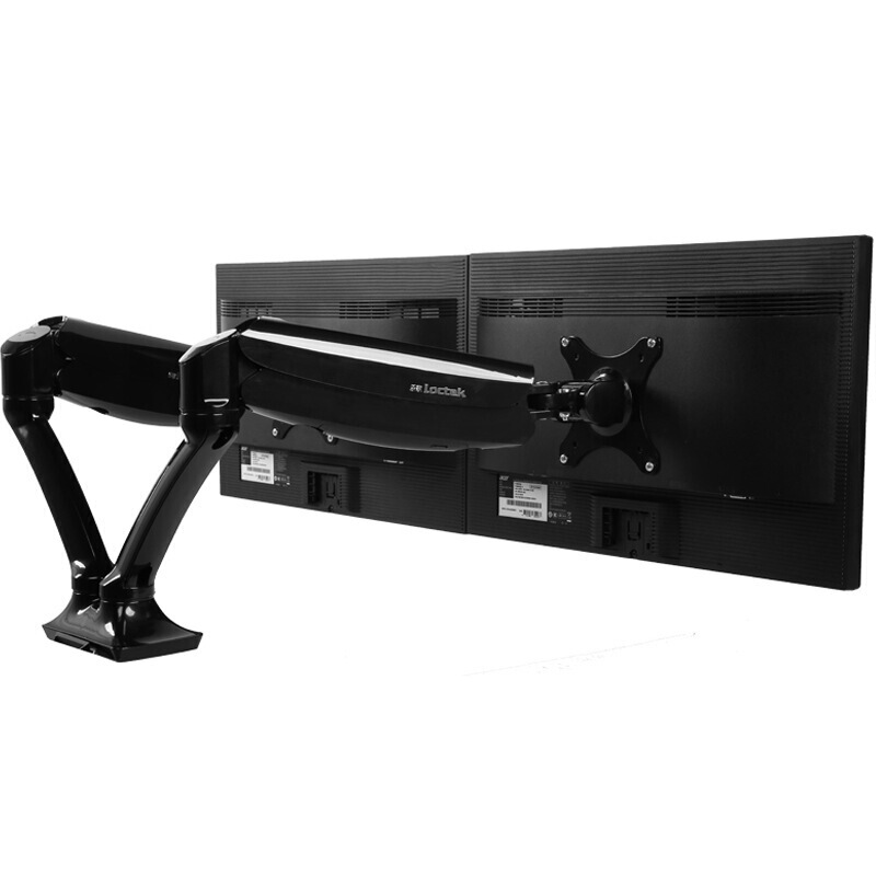 樂歌（Loctek） DLB502-D 雙屏拼接顯示器設(shè)計(jì)電腦架 桌面底座旋轉(zhuǎn)升降雙屏支架_http://m.bzsa.cn/img/sp/296/d274d263-8366-431f-b1a2-c3babfb95835.jpg
