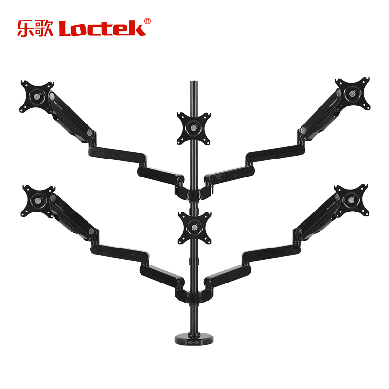 樂歌（Loctek） Q5S 六屏顯示器支架 全鋁電腦支架 旋轉伸縮支架_http://m.bzsa.cn/img/sp/296/fa5dfbab-357a-450b-8552-e812ace809d2.jpg