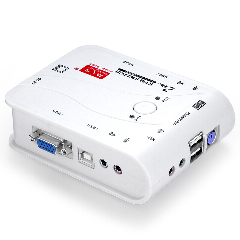 勝為 KS-202A KVM切換器 USB 2口自動 配線 多電腦切換器帶音頻_http://m.bzsa.cn/img/sp/301/16c5352a-62a8-485e-92b8-0f4e68955a78.jpg