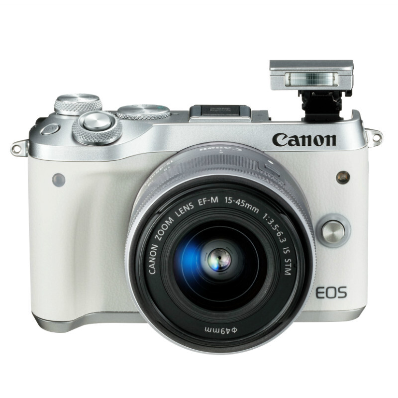 佳能（Canon） EOS M6 可換鏡微單照相機(jī)（15-45鏡頭白色套機(jī)）_http://m.bzsa.cn/img/sp/307/203094a4-a810-498a-a93f-f9b6cddadc37.jpg