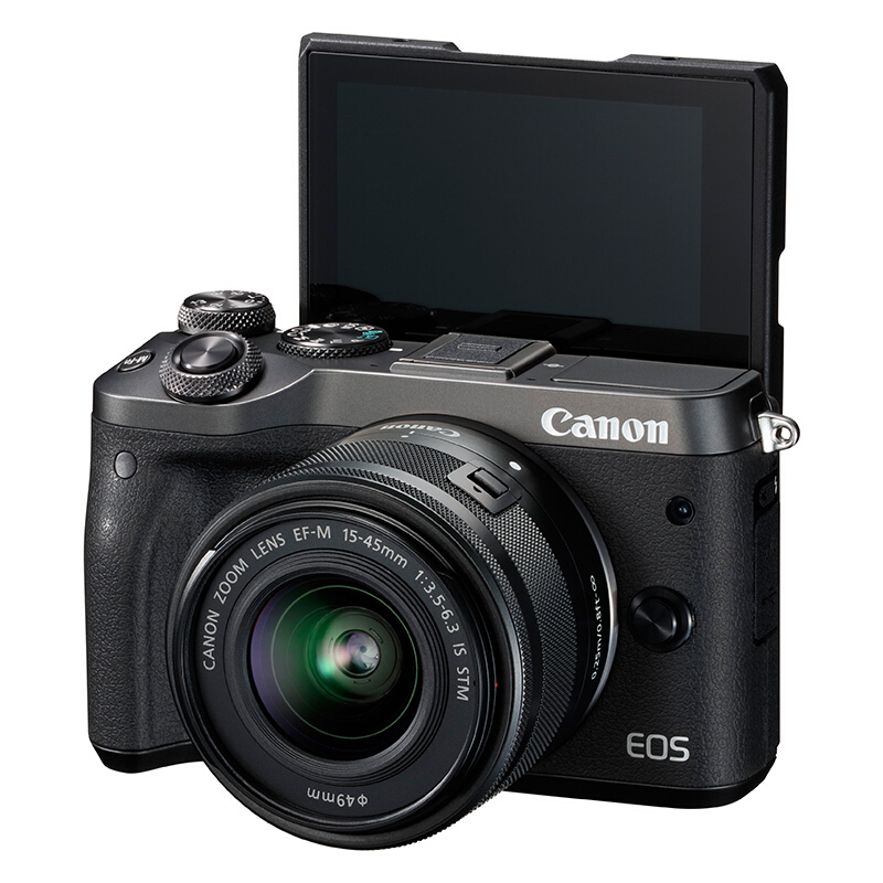佳能（Canon） EOS M6 可換鏡微單照相機(jī)（15-45鏡頭黑色套機(jī)）_http://m.bzsa.cn/img/sp/307/ae7b8a90-7c8f-40f9-8127-c3bd657fc125.jpg
