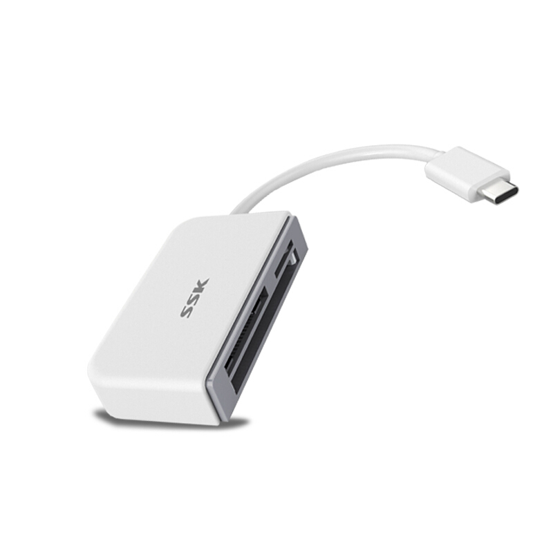 飚王（SSK） SCRM610 Type-c接口多合一讀卡器 支持雙面熱插拔 高速讀寫 TF/SD/CF手機(jī)卡相機(jī)卡_http://m.bzsa.cn/img/sp/323/88d457c3-d895-4f09-b033-ecad663cd760.jpg