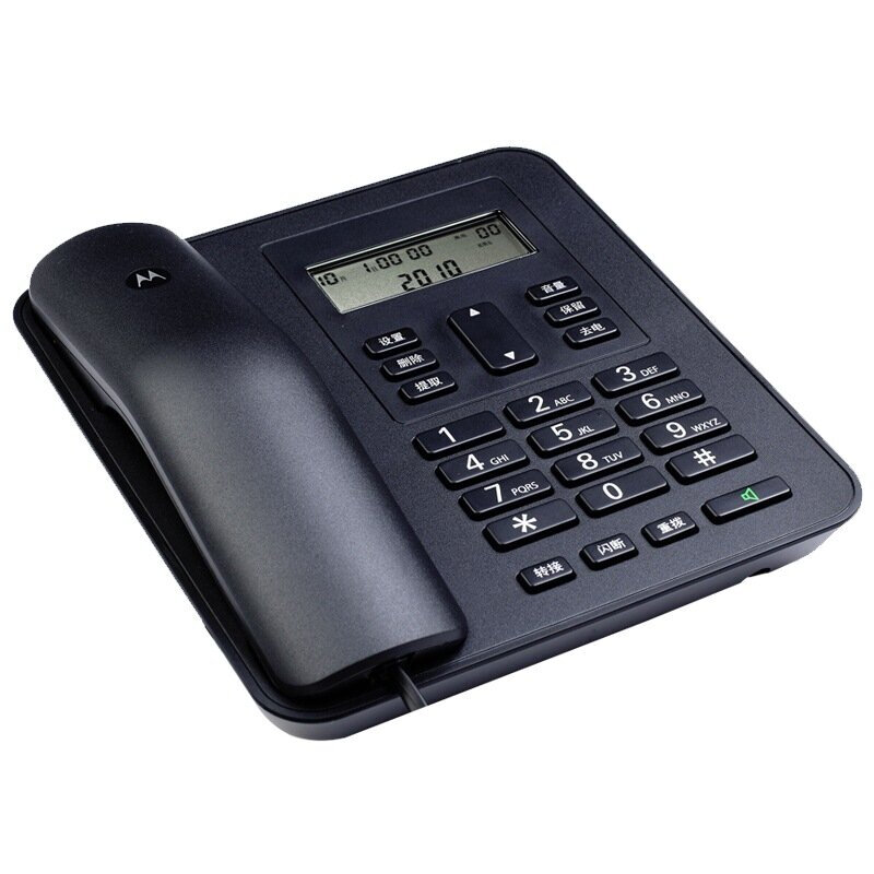 摩托羅拉（Motorola） CT310C 固定有繩電話機座機來電顯示免電池大屏幕歐式時尚辦公商務(wù)家用有線座機（黑色）_http://m.bzsa.cn/img/sp/329/66cc2be6-23e1-4959-a3b5-eaa610ae98a8.jpg