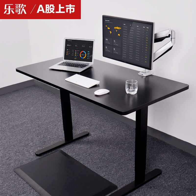 樂(lè)歌（Loctek） E1D 站立辦公電動(dòng)升降桌套裝 (雅黑/方型1800x800mm) _http://m.bzsa.cn/img/sp/361/5a7bad9a-3ffe-4170-8f12-921c176d0dcf.jpg