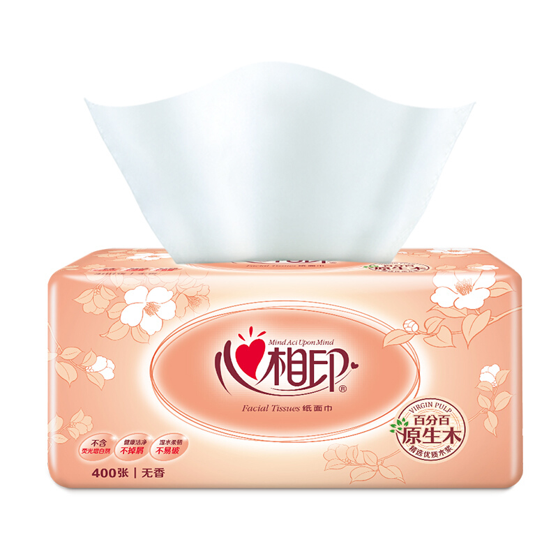 心相印（Mind Act Upon Mind） DT200 花語系列軟包裝抽紙面巾紙餐巾紙200抽*3提 _http://m.bzsa.cn/img/sp/383/4402e5d7-353a-4dc1-a5ef-5e4093e71fa9.jpg