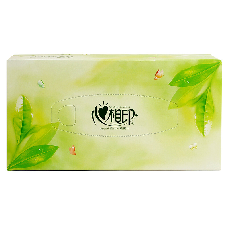 心相印（Mind Act Upon Mind） H200 茶語系列盒裝抽紙面巾紙餐巾紙200抽*2層*3盒_http://m.bzsa.cn/img/sp/383/8ec6c284-88e9-4700-99c7-5d953894ffcc.jpg