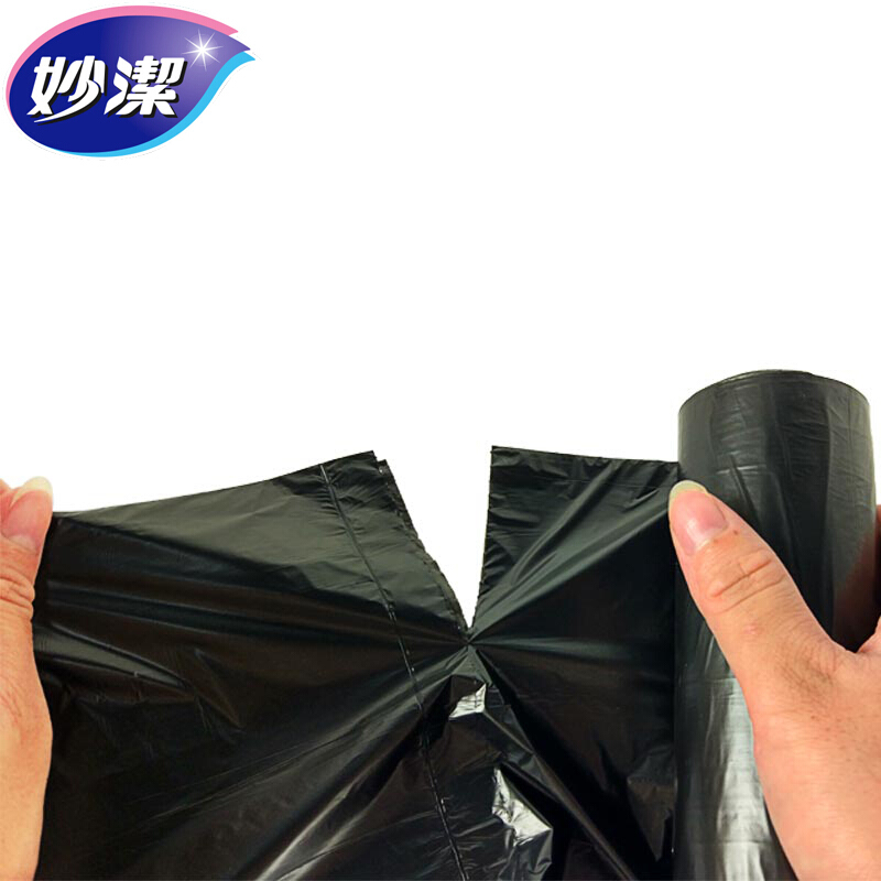 妙潔（MIAOJIE） 小(S)黑色 點(diǎn)斷式垃圾袋 40*45cm_http://m.bzsa.cn/img/sp/392/adaa5715-69c3-4953-bb5b-e95372b31eeb.jpg