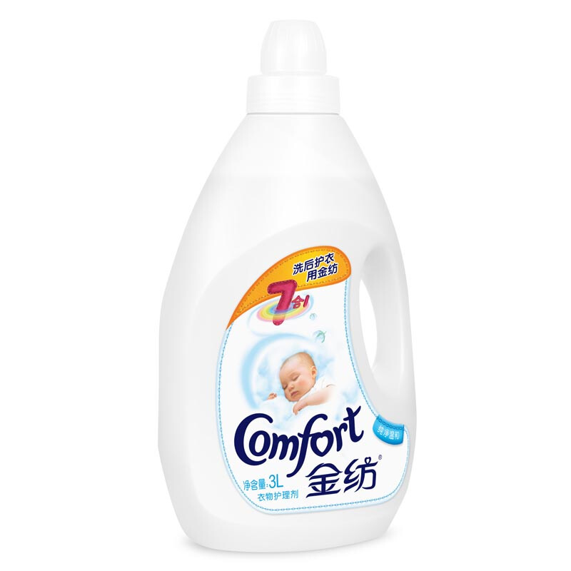 金紡（COMFORT） 衣物護(hù)理劑 柔順劑 純凈溫和3L_http://m.bzsa.cn/img/sp/400/ef22985c-3d95-41a2-86c2-07f531be6438.jpg