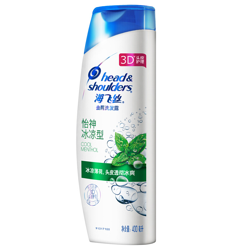 海飛絲 洗發(fā)水洗發(fā)露 怡神冰涼型400ml_http://m.bzsa.cn/img/sp/425/f67180d3-fb80-410b-b6dd-9a46e996dbae.jpg