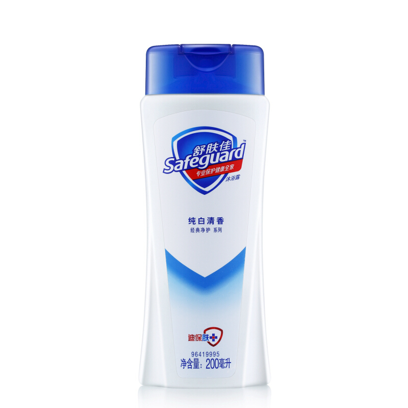舒膚佳 沐浴露純白清香型200ml_http://m.bzsa.cn/img/sp/426/9a3843d9-a32b-4821-b9d8-f62ee40c245d.jpg