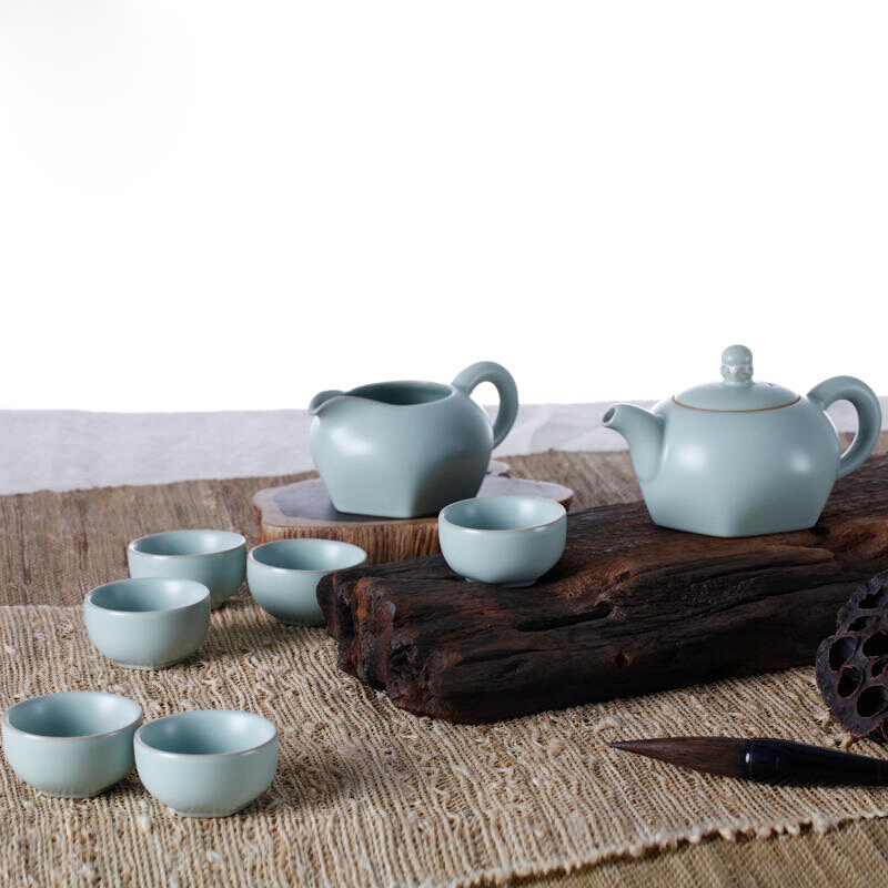 東道汝窯 功夫茶具套裝 靈悟茶壺半組（天青色）_http://m.bzsa.cn/img/sp/437/885f2ae2-8b50-452c-aaca-2e697590ff40.jpg