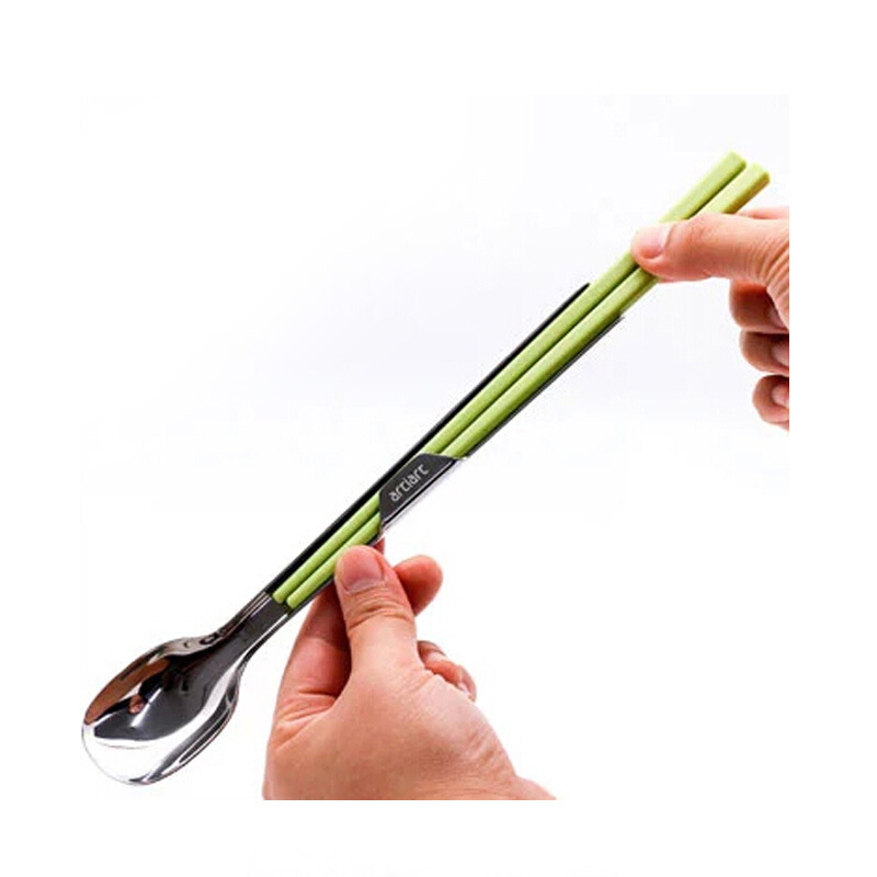 Artiart CARR072 創(chuàng)意餐具套裝/一勺一筷（綠色）_http://m.bzsa.cn/img/sp/437/928c4679-7c1f-455e-936a-07098ab68d63.jpg