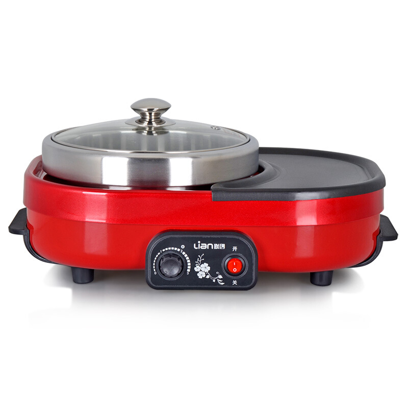 聯(lián)創(chuàng)（Lianc） DF-BL8008M 家用多功能一體無(wú)煙電烤盤烤涮一體鍋 4L_http://m.bzsa.cn/img/sp/524/fa4a3e12-c49b-429a-acf5-aaa605ed849c.jpg