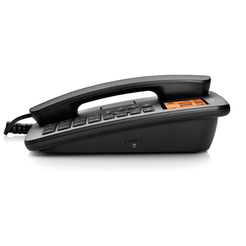 摩托羅拉（Motorola） CT111C 智能自動/手動插卡錄音電話機(jī)座機(jī)商務(wù)客服電話呼叫中心家用辦公固定座機(jī) （黑色）_http://m.bzsa.cn/img/sp/766/622c1bd9-1290-4ee7-90f1-7838330dc49a.jpg